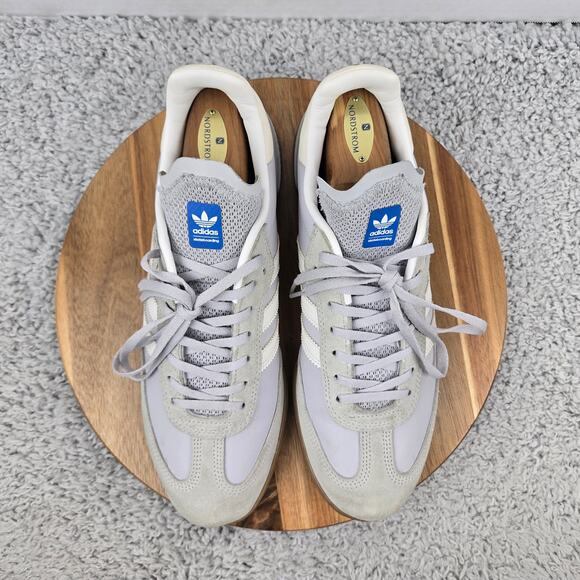 Adidas Mens 10.5 Samba ADV Light Solid Grey Casual Lifestyle Daily Sneaker - Picture 5 of 13